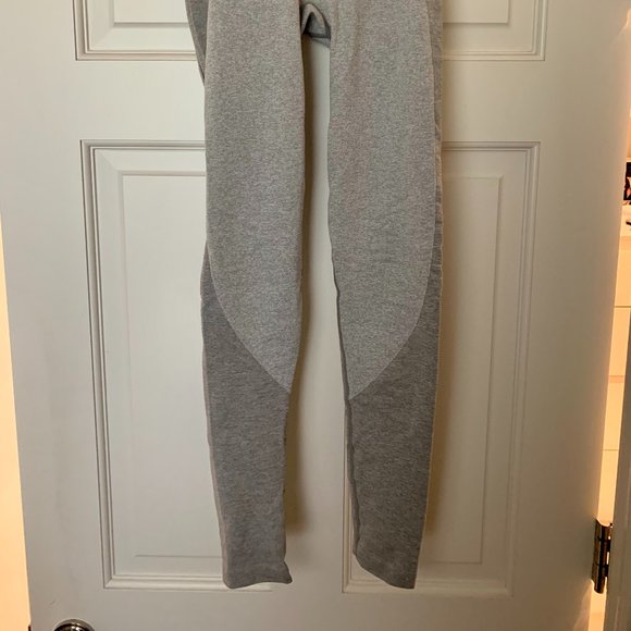 Gymshark Flex Leggings - Light Grey Marl/Sherbet P - Picture 2 of 5